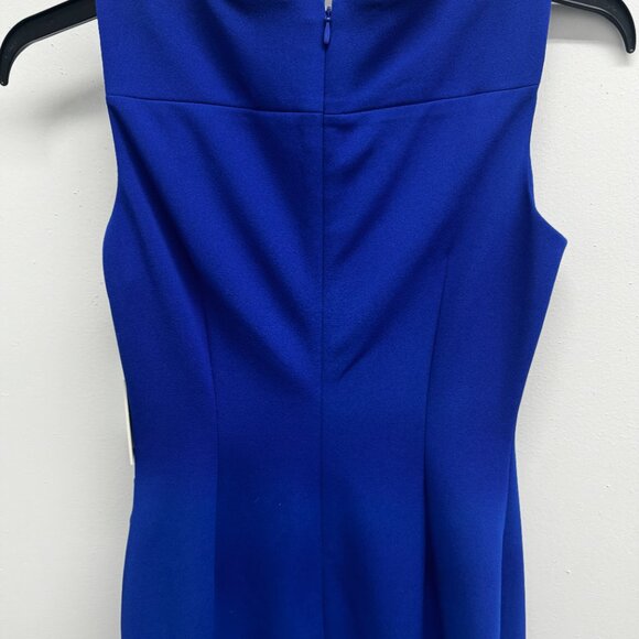 Calvin Klein Starburst Sheath Dress - Size 4, Ultramarine Blue, NWT - Picture 10 of 11